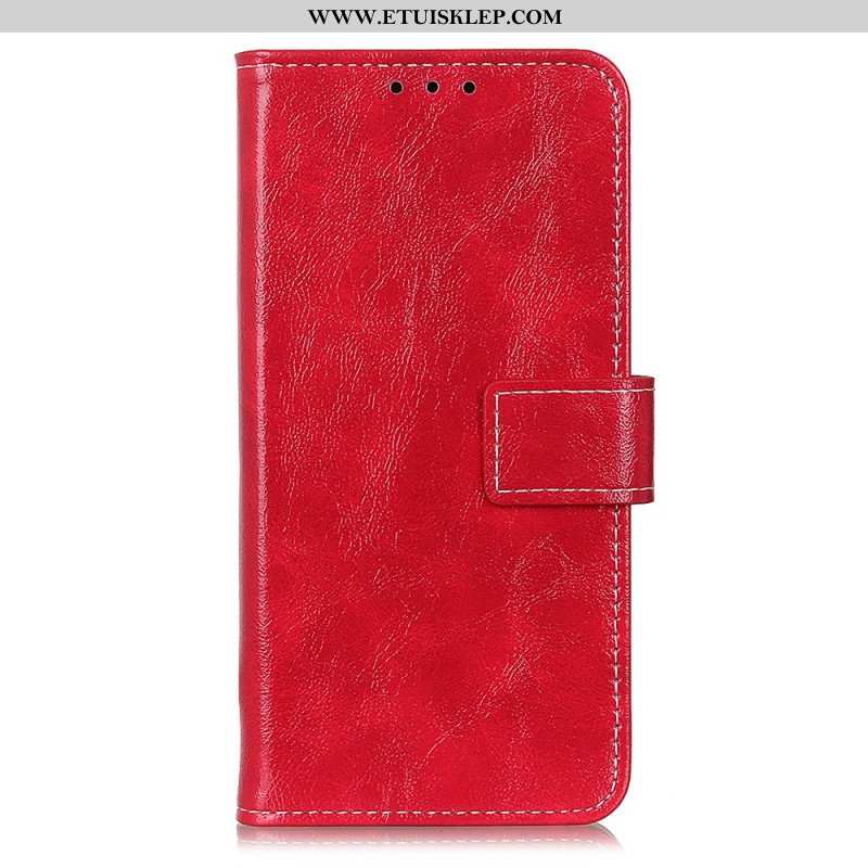 Etui Folio do Xiaomi Redmi Note 11 Pro / 11 Pro 5G Błyszczące I Odsłonięte Szwy